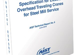 خرید استاندارد AIST TR-06 دانلود استاندارد Specification for Electric Overhead Traveling Cranes for Steel Mill Service استاندارد جرثقیل های مسافرتی برقی