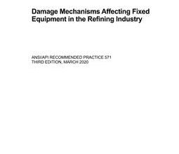 خرید استاندارد API 571 دانلود استاندارد API 571 خرید API 571 دانلود استاندارد Damage Mechanisms Affecting Fixed Equipment