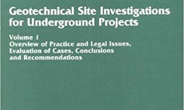 دانلود کتاب Geotechnical Site Investigations for Underground Projects دانلود ایبوک تحقیقات سایت ژئوتکنیک برای پروژه های زیرزمینی