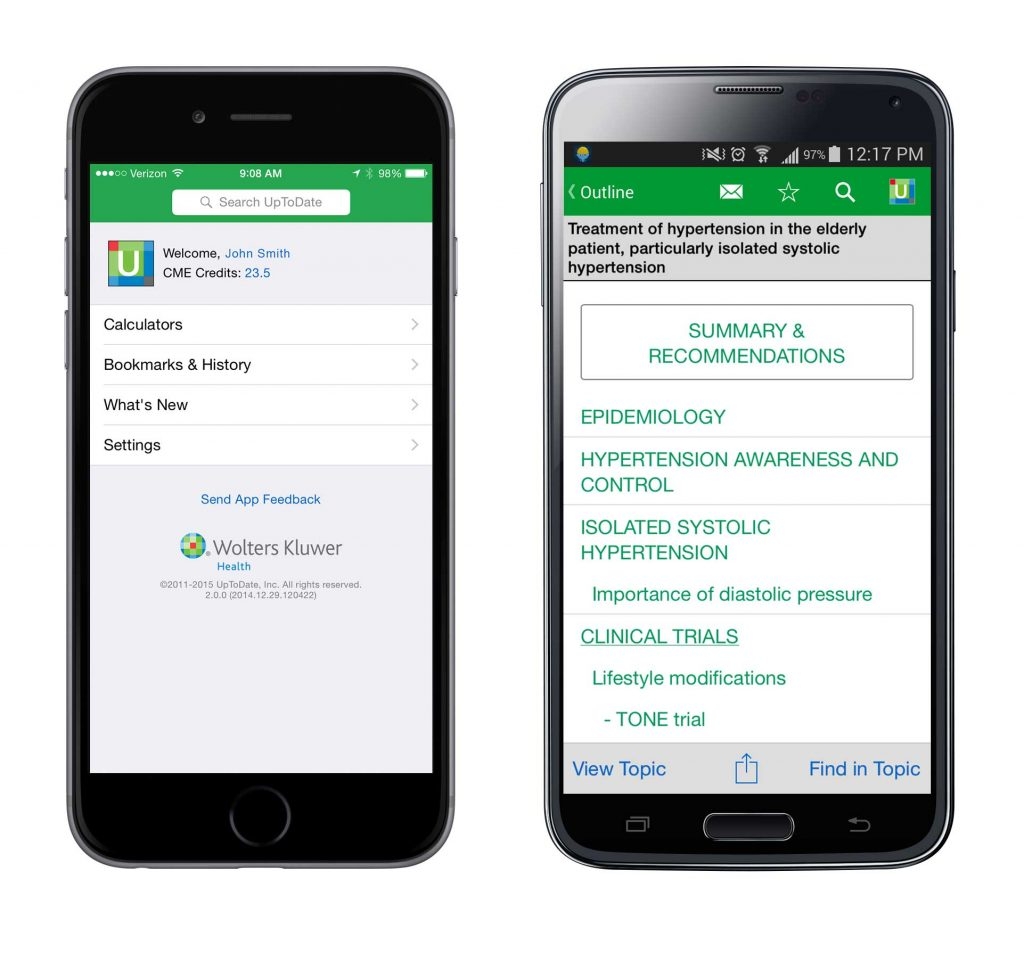 دانلود اخرین نسخه برنامه UptoDate سال 2018