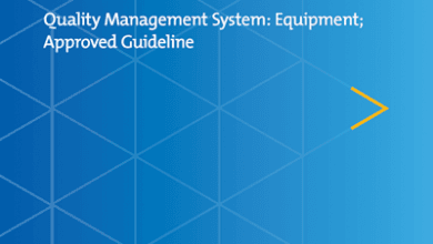 دانلود استاندارد CLSI QMS13 خرید استاندارد QMS13AE | Quality Management System: Equipment, 1st Edition خرید استاندارد آزمایشگاهی و بالینی CLSI QMS13AE