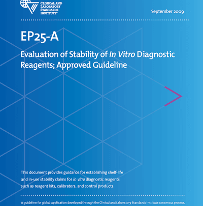 دانلود استاندارد EP25 Evaluation of Stability of In Vitro Diagnostic Reagents, خرید استاندارد CLSI EP25 خرید استاندارد آزمایشگاهی و بالینی CLSI EP25