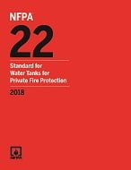خرید استاندارد NFPA 22 مخازن آب برای حفاظت خصوصی در برابر آتش، سال 2018 با عنوان Water Tanks for Private Fire Protection, 2018 Edition