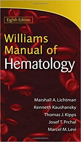 دانلود کتاب  Williams Manual of Hematology, Eighth Edition 8th Edition