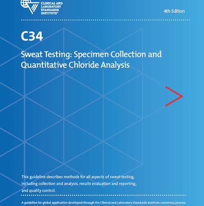 خرید استاندارد CLSI C34 دانلود استاندارد Sweat Testing: Specimen Collection and Quantitative Chloride Analysis, 4th Edition