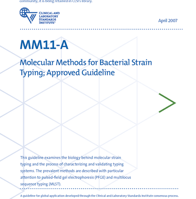 خرید استاندارد CLSI MM11 دانلود استاندارد Molecular Methods for Bacterial Strain Typing, 1st Edition