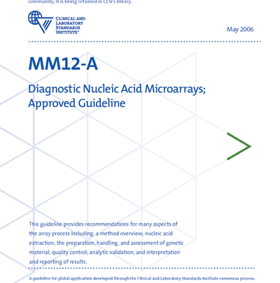 خرید استاندارد CLSI MM12 دانلود استاندارد Diagnostic Nucleic Acid Microarrays, 1st Edition