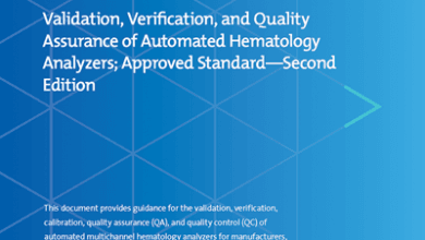 خرید استاندارد CLSI H26 دانلود استاندارد Validation, Verification, and Quality Assurance of Automated Hematology Analyzers, 2nd Edition کالیبراسیون ، تضمین کیفیت (QA) و کنترل کیفیت (QC) آنالیزورهای خودکارشناسی خون چند کاناله