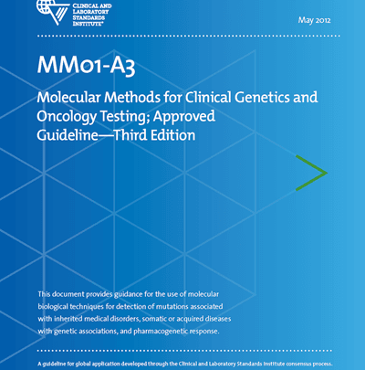 خرید استاندارد CLSI MM01 دانلود استاندارد Molecular Methods for Clinical Genetics and Oncology Testing, 3rd Edition