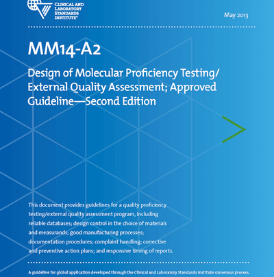 خرید استاندارد CLSI MM14 دانلود استاندارد Design of Molecular Proficiency Testing/External Quality Assessment, 2nd Edition
