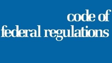 دانلود استاندارد آیین نامه قوانین فدرال Code of Federal Regulations - دانلود پکیج کامل استانداردهای CFR خرید استاندارد CFR