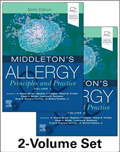 دانلود کتاب آلرژی میدلتون Middletons Allergy Principles and Practice 9th Edition خرید ایبوک الرژی Middleton دانلود رایگان نسخه الکترونیکی Middleton's E-Book