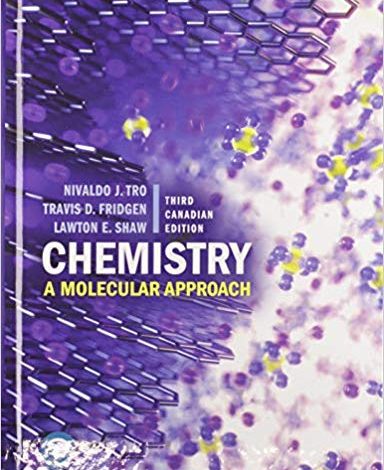 دانلود کتاب Chemistry: A Molecular Approach Third Canadian Edition خرید ایبوک شیمی رویکرد مولکولی ترو Nivaldo J. Tro Download PDF 9780134755380