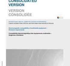 خرید استاندارد CISPR 32 Ed. 2.1 b دانلود استانداردElectromagnetic compatibility of multimedia equipment Emission requirements