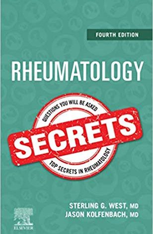 دانلود کتاب West Rheumatology Secrets 4 Edition خرید ایبوک اسرار روماتولوژی وست Language: EnglishASIN: B07ZP5JX7G