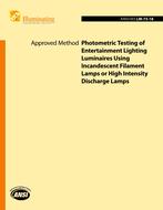 دانلود استاندارد IES LM-73 انجمن مهندسی روشنایی IES LM-73 خرید Photometric Testing of Entertainment Lighting Luminaires Using Incandescent Filament Lamps