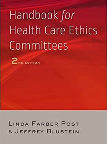 دانلود کتاب Handbook for Health Care Ethics Committees 2th Edition خرید هندبوک کتابچه راهنمای کمیته های اخلاق مراقبت های بهداشتی ، چاپ دوم