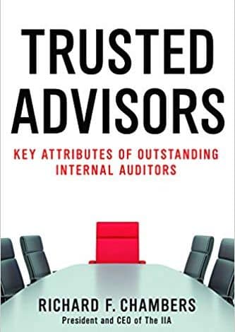 دانلود کتاب Trusted Advisors Key Attributes of Outstanding Internal Auditors خرید کتاب مشاوران معتبر ویژگی های اصلی حسابرسان داخلی برجسته را دارند