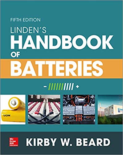دانلود کتاب Linden's Handbook of Batteries 5th Edition خرید کتاب هندبوک محاسبات مهندسی شیمی ISBN-10: 1260115925ISBN-13: 978-1260115925