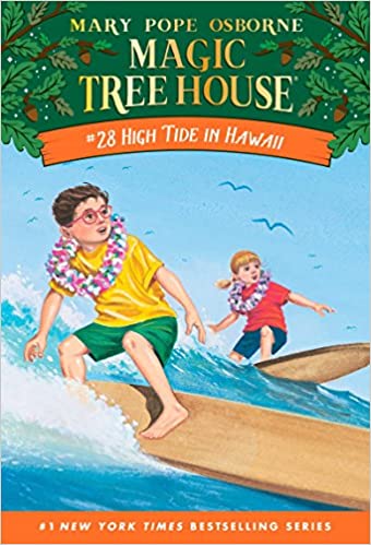 دانلود کتاب High Tide in Hawaii Magic Tree House Book 28