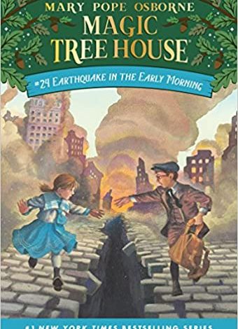 دانلود کتاب Earthquake in the Early Morning Magic Tree House Book 24 خرید ایبوک زمین لرزه در اوایل صبح دانلود کتابهای کودک Mary Pope Osborne