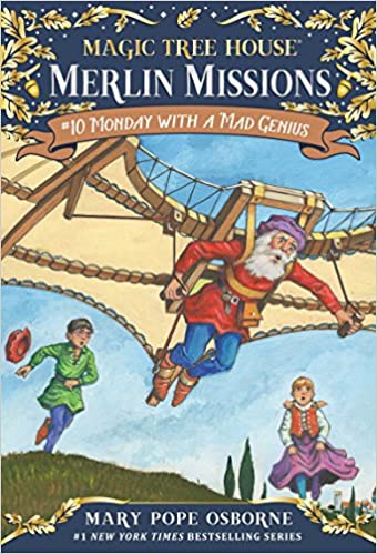 دانلود کتاب Monday with a Mad Genius Magic Tree House Merlin Missions Book 10