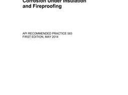خرید استاندارد API RP 583 دانلود استاندارد API RP 583 خرید API RP 583 دانلود استاندارد Corrosion Under Insulation and Fireproofing, First Edition