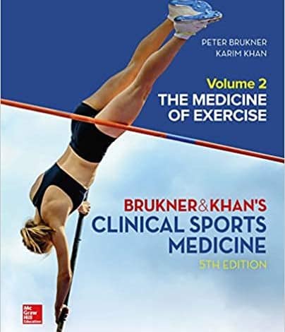 خرید ایبوک Brukner Khan's Clinical Sports Medicine Volume 2 medicine of exercise دانلود کتاب پزشکی ورزشی بالینی بروکلر خان