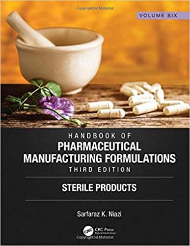 دانلود هندبوک فرمول های تولید محصولات دارویی Handbook of Pharmaceutical Manufacturing Formulations Third Edition Volume Six Sterile Products