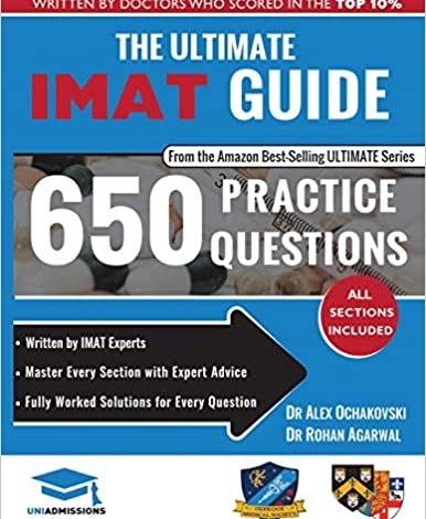 خرید ایبوک The Ultimate IMAT Guide 650 Practice Questions Fully Worked Solutions دانلود کتاب راه حل های کار شده به طور کامل راهنمای نهایی IMAT 650 تمرین