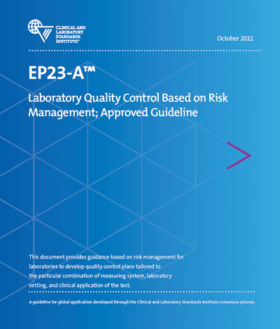 خرید استاندارد EP23 دانلود استاندارد Laboratory Quality Control Based on Risk Management, 1st Edition دانلود استاندارد کنترل کیفیت آزمایشگاه بر مدیریت ریسک