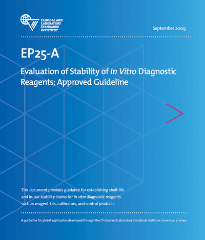 خرید استاندارد EP25 دانلود استاندارد Evaluation of Stability of In Vitro Diagnostic Reagents دانلود استاندارد ارزیابی پایداری معرفهای تشخیصی آزمایشگاهی