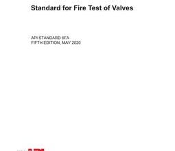 خرید استاندارد API 6FA دانلود استاندارد API 6FA خرید API 6FA دانلود استاندارد Standard for Fire Test of Valves, Fifth Edition