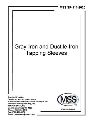 خرید استاندارد MSS SP-111 دانلود استاندارد MSS SP-111 دانلود استاندارد Gray-Iron and Ductile-Iron Tapping Sleeves دانلود استاندارد آستینهای ضربه ای خاکستری