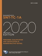 خرید استاندارد ASNT SNT-TC-1A دانلود استاندارد Recommended Practice No. SNT-TC-1A, 2020 Edition, and ASNT Standard Topical Outlines for Qualification