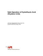 خرید استاندارد API RP 751 دانلود استاندارد API RP 751 دانلود استاندارد Safe Operation of Hydrofluoric Acid Alkylation Units