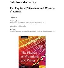 ایبوک The Physics of Vibrations and waves Solutions Manual Pain 6th edition- Compiled byDr Youfang HuOptoelectronics Research Centre