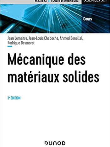 ایبوک Mécanique des matériaux solides دانلود ایبوک مکانیک مواد جامد ISBN-13 : 978-2100810901 ISBN-10 : 2100810901