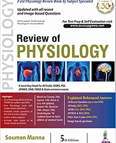ایبوک Review of Physiology دانلود ایبوک بررسی فیزیولوژی ISBN-13: 978-9352701629 ISBN-10: 9352701623 Language: : English