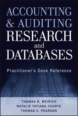 دانلود کتاب Accounting and Auditing Research and Databases Practitioner's Desk Reference دانلود ایبوک مرجع میز کار پزشک حسابداری و حسابرسی