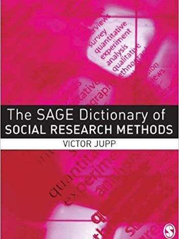خرید ایبوک The SAGE Dictionary of Social Research Methods دانلود کتاب فرهنگ لغت SAGE از روشهای تحقیق اجتماعی