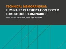 دانلود استاندارد IES TM-15-20 انجمن مهندسی روشنایی خرید Luminaire Classification System for Outdoor Luminaires