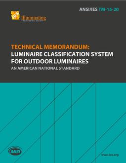 دانلود استاندارد IES TM-15-20 انجمن مهندسی روشنایی خرید Luminaire Classification System for Outdoor Luminaires