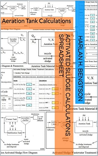 ایبوک Activated Sludge Calculatons Spreadsheet Aeration Tank Calculations خرید کتاب محاسبات لجن فعال صفحه گسترده صفحه محاسبات مخزن هوادهی