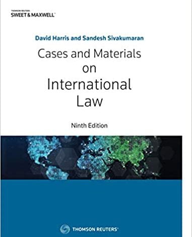 دانلود کتاب Cases and Materials on International Law خرید هندبوک موارد و مطالب حقوق بین الملل ISBN-13 ‏ : ‎ 978-0414075993