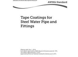 خرید ایبوک Tape Coatings for Steel Water Pipe and Fittings دانلود کتاب AWWA C209 روکش های نواری برای لوله و اتصالات آب فولادی