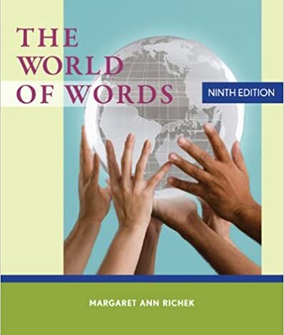 ایبوک The World of Words خرید کتاب دنیای کلمات ISBN-13: 978-1133586845 ISBN-10: 1133586848