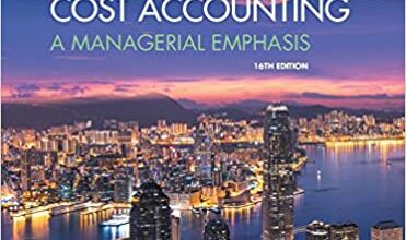 ایبوک Horngren's Cost Accounting A Managerial Emphasis 16th خرید کتاب حسابداری هزینه هورنگرن تأکید مدیریتی نسخه شانزدهم