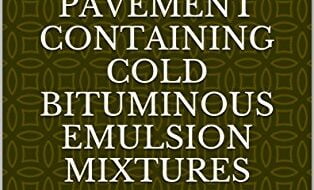 دانلود کتاب Structural Design and Modelling of Flexible Pavement Containing Cold Bituminous Emulsion Mixtures دانلود ایبوک طراحی سازه