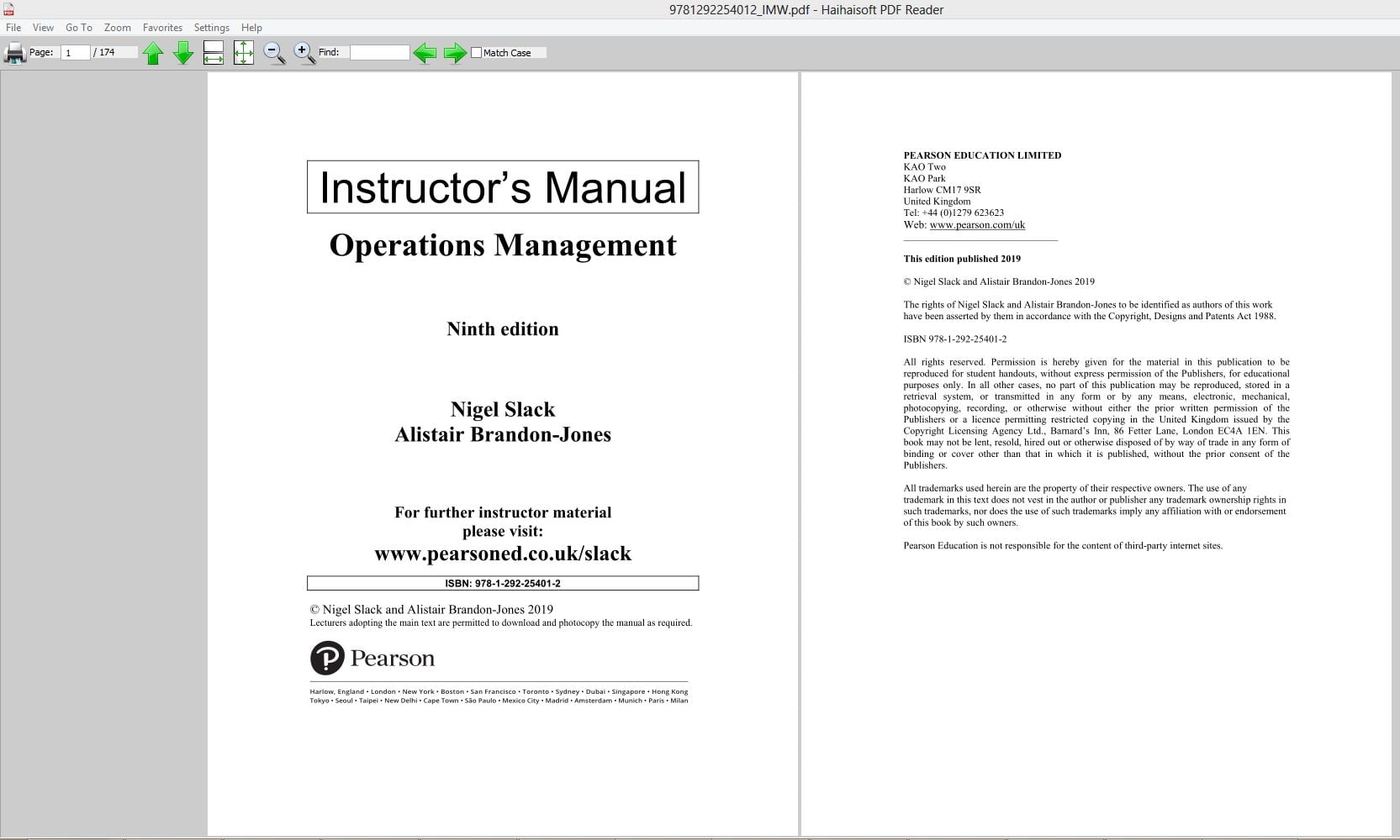 Manual Solution+ PowerPoint Operations Management, 9th Edition - Resources